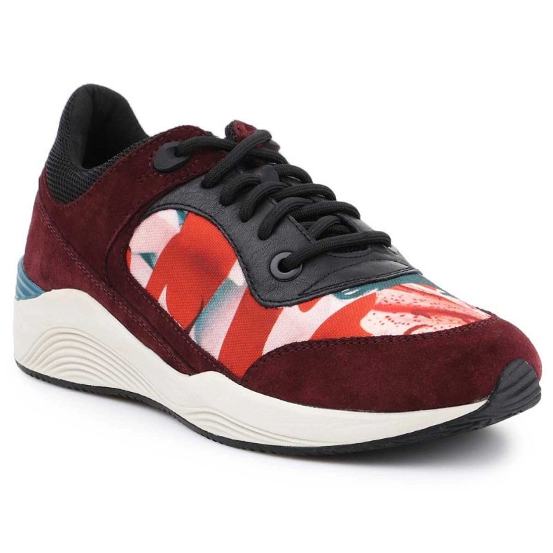 Geox D Omaya C D540SC-0AN22 livsstilsskor röd 1