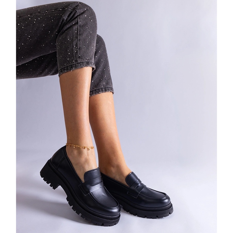 Svarta eko-lädermockasiner 2