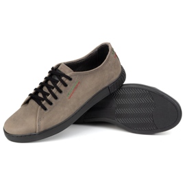 Polbut Läder Sneakers herr modell 2129, grå 7