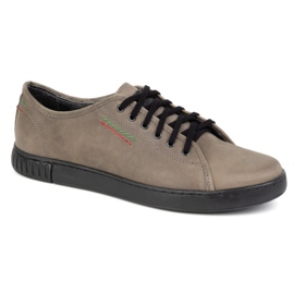 Polbut Läder Sneakers herr modell 2129, grå 2