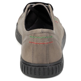 Polbut Läder Sneakers herr modell 2129, grå 5