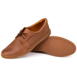 Herrskor i läder 2131 POLBUT camel brun 4