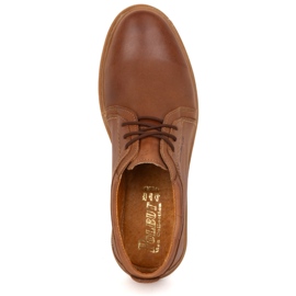 Herrskor i läder 2131 POLBUT camel brun 6