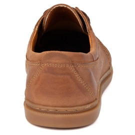 Herrskor i läder 2131 POLBUT camel brun 7