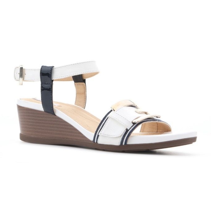 Geox D Marykarmen D kilskor D828QD 05402 C0899 vit 2