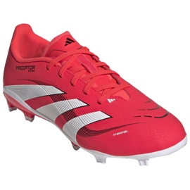 Adidas Predator League FG/MG ID3750 fotbollsskor röd 2