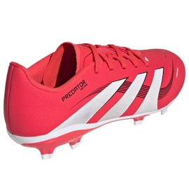 Adidas Predator League FG/MG ID3750 fotbollsskor röd 3