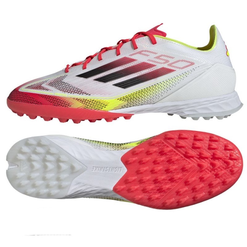 Adidas F50 Pro Tf IE1220 fotbollsskor vit 1