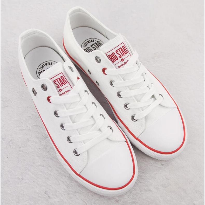 Klassisk Big Star NN174301 Vita sneakers 2