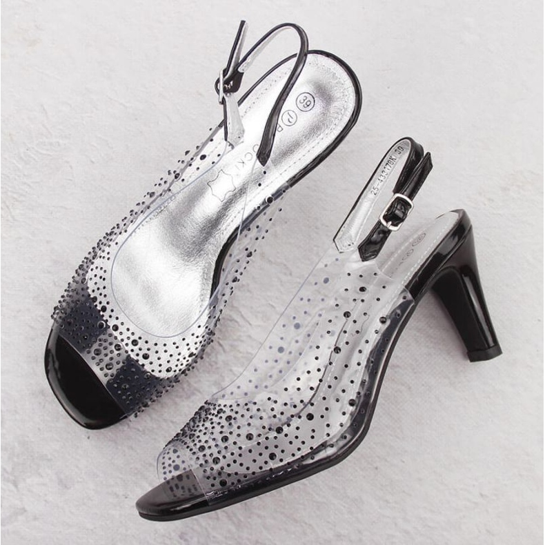 Potocki W WS43317 WOL284A sandaler med hög klack svart 2