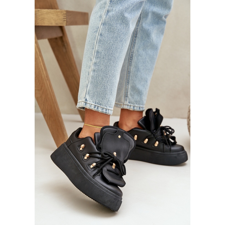 Sneakers för kvinnor, svart 2