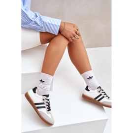 Låga vita och vita kvinnors sneakers sneakers 9