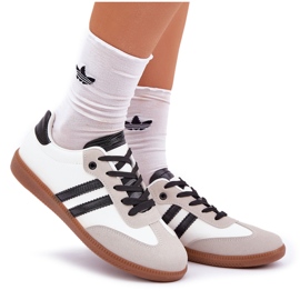 Låga vita och vita kvinnors sneakers sneakers 10