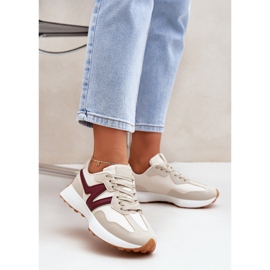 Beige-bord sneakers sneakers sportskor 2