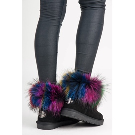 Dimar Flerfärgat läder muluki svart 2