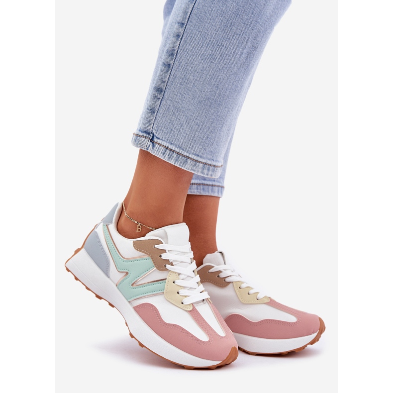 Sneakers sneakers sportskor multikolor rosa 1
