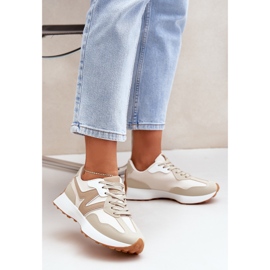 Beige Dam Sneakers Sportskor 2
