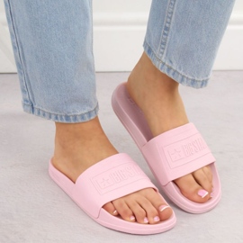 Big Star Kvinnors flip flops för den stora stjärnan OO274036 rosa pool 6