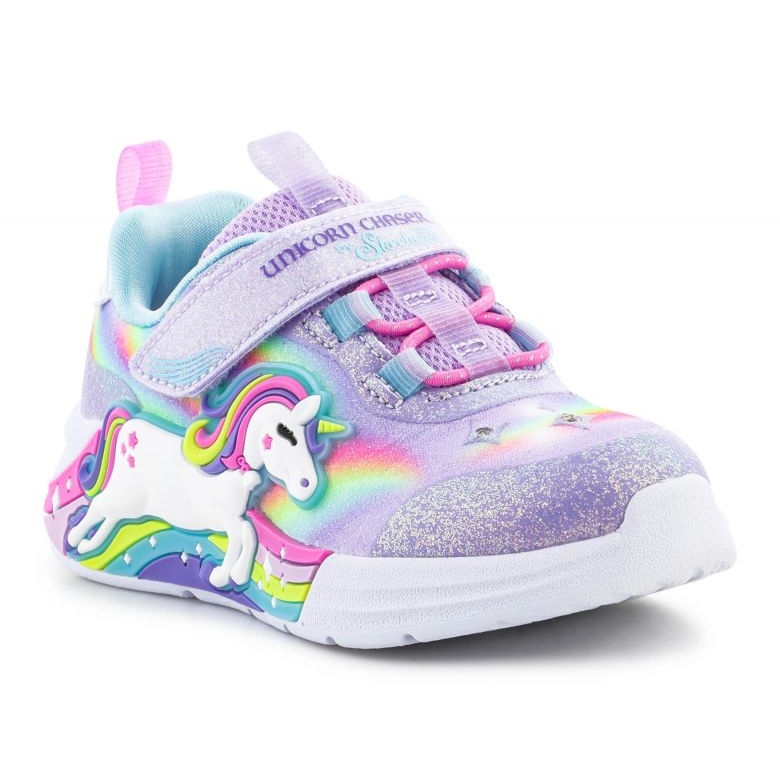 Skechers S-Lights Girl's Unicorn Chaser skor 302298N-LVMT purpur 2