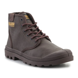 Palladium Pampa Hi Coated U 74375-249-M mörka kakaoskor brun 2