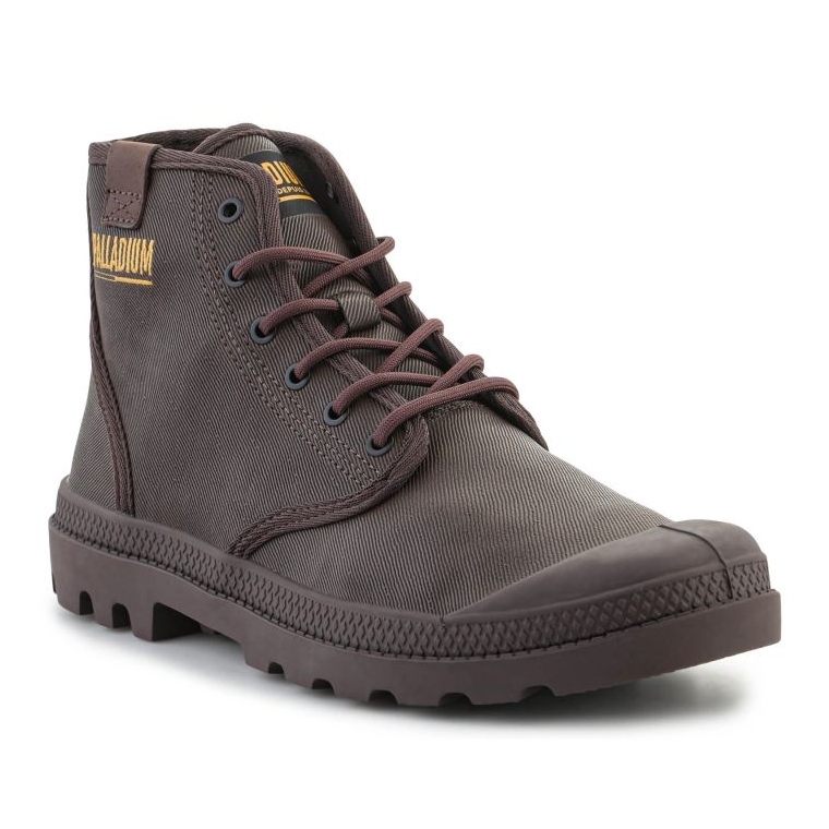 Palladium Pampa Hi Coated U 74375-249-M mörka kakaoskor brun 2