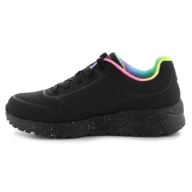 Skechers Uno Lite Rainbow Speckle skor 310456L-BKMT svart 9