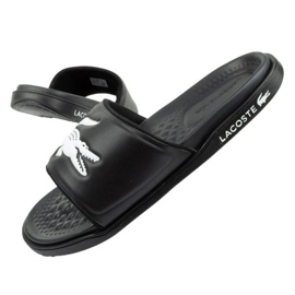 Lacoste Croco Dualiste M 20312 tofflor svart 1