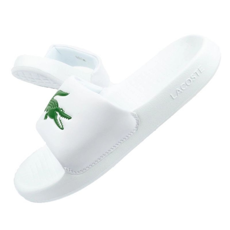 Lacoste Serve Slide M 02082 tofflor vit 1