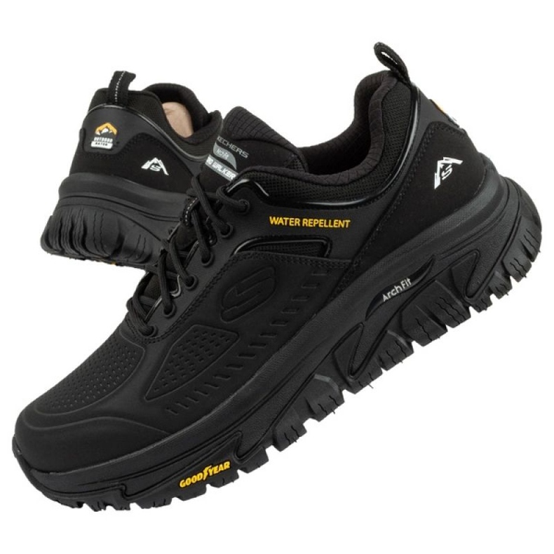 Skechers Arch Fit M 237333 Bbk sportskor svart 1