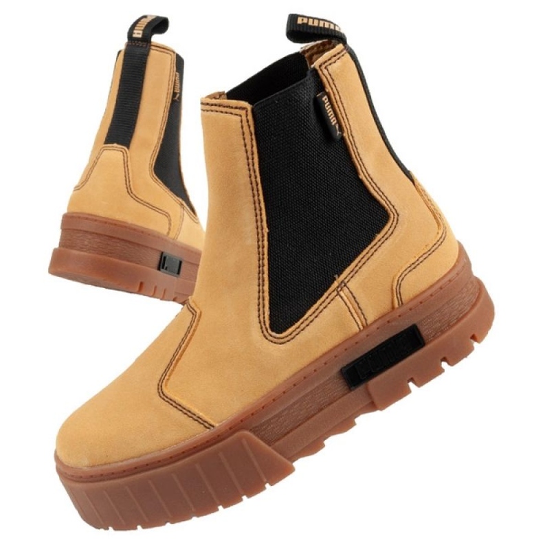 Puma Mayze Chelsea Mocka W skor 382829 04 brun 1