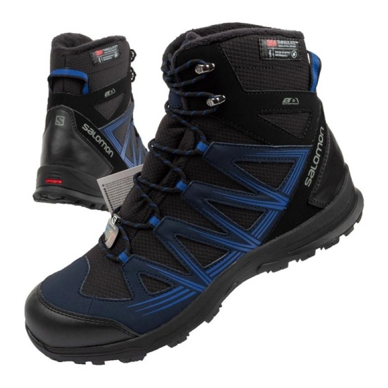 Salomon Woodsen 2 M 410094 vandringsskor svart 1