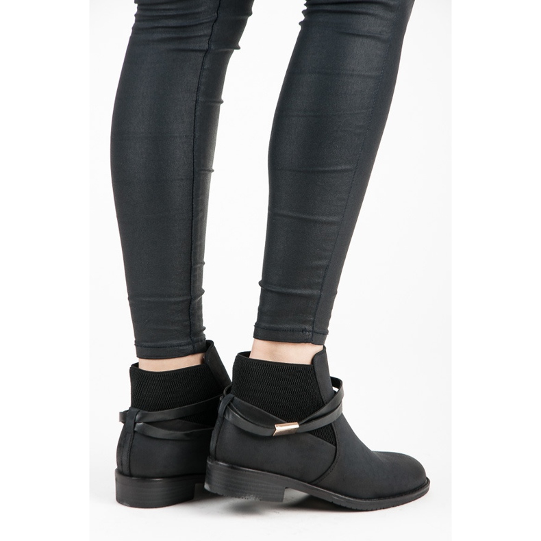 Vinceza Låga Jodhpur stövlar svart 1