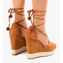 Beige loafers på plattformen och beige dam loafers 4