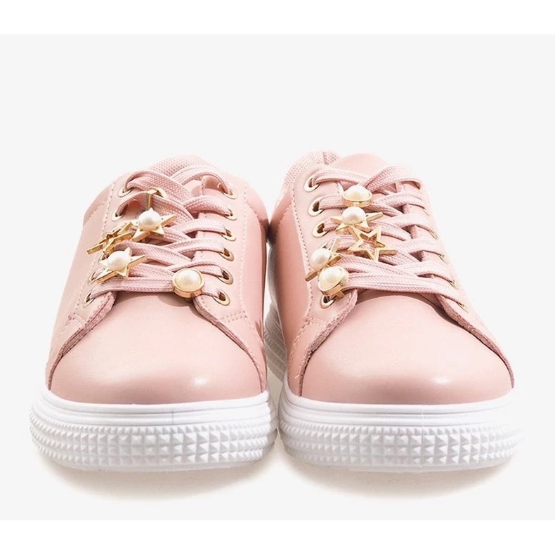 Bruna sandaler med kardborreband på platt sula 1