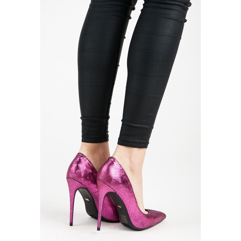 Vices Pins med ormtryck violett 2