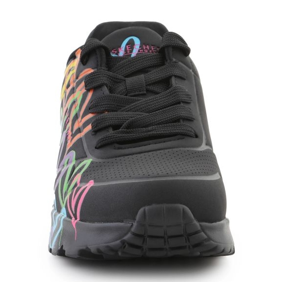 Skechers Uno LTE -skor - Sprid kärleken 314064L -BKMT Colorful Hearts svart 2