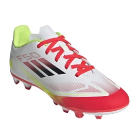 Adidas f50 klubb fg/mg ie1309 fotbollsskor vit 1