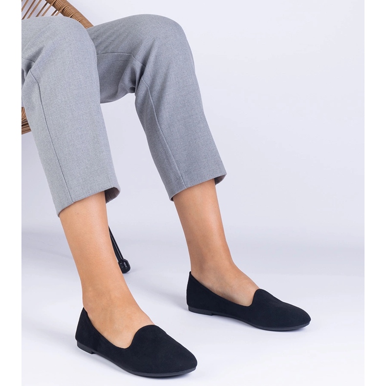 Black Classic Ballerinas från Ekozamsz svart 1