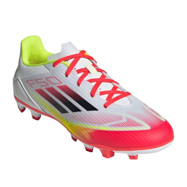 Adidas f50 klubb fg/mg ie1243 vita fotbollsskor 1