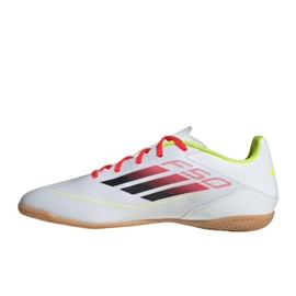 Adidas f50 klubb i IE1222 vita fotbollsskor 4