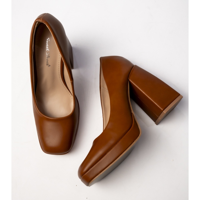 Kvinnors Esme Camel Pumps 1