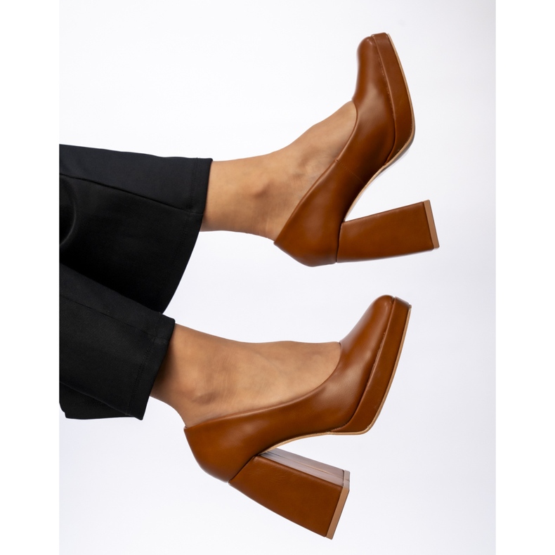 Kvinnors Esme Camel Pumps 2