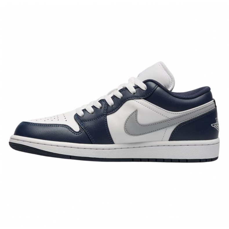 Nike Air Jordan 1 Låg 553558-141 marinblå skor 1
