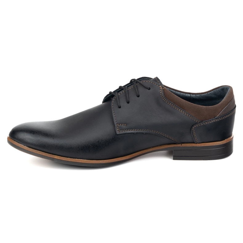 Olivier 263GT Black Leather Formal Shoes svart 1