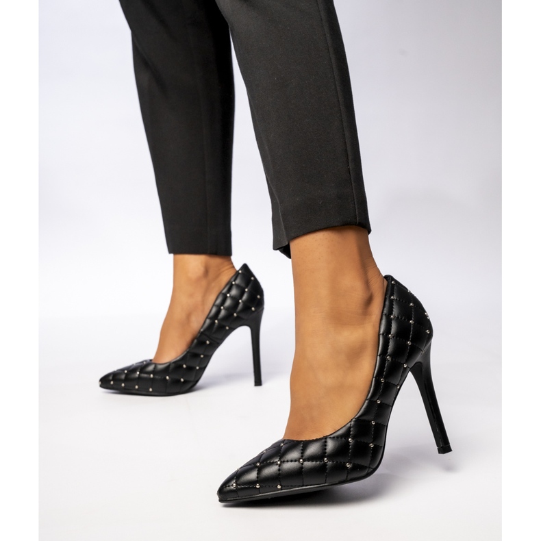 Kvinnors lumor svarta höga klackar 1