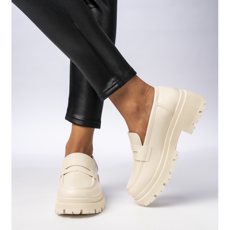 Women's Moccasins - Creamy Milano Beige 2