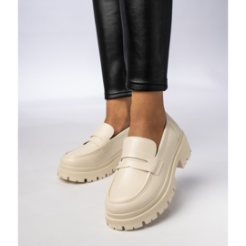 Women's Moccasins - Creamy Milano Beige 1