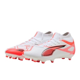 Puma Ultra 5 Play+ FG/AG 108168 01 fotbollsskor vit 1