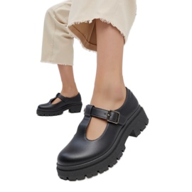 Kvinnors margot svarta skor 2