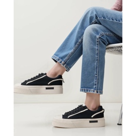 Kvinnors sneakers lunor svart 1